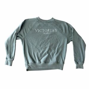 Victoria's Secret Crewneck Sweater in Green